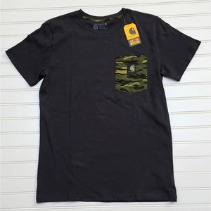 NWT Carhartt Youth Short Sleeve Camo Pocket T-Shirt - Picture 1 of 5