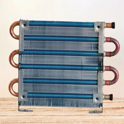 Small Condenser Radiator for Refrigerator Copper Tube Aluminum Fin Sturdy - Image 1 of 4