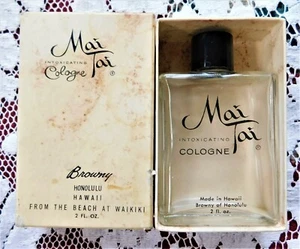 VINTAGE MAI TAI INTOXICATING COLOGNE BOTTLE IN ORGINAL BOX HAWAIIAN  - Picture 1 of 5