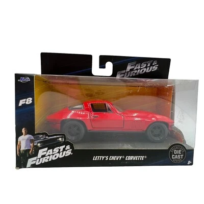 Fast & Furious Letty's Red Chevy Corvette Jada Toys Die Cast Car 1:32 NIB READ - Image 1 of 4