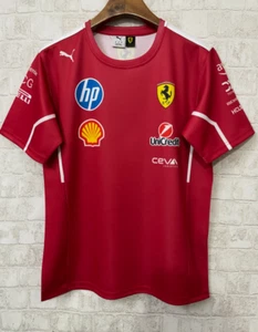 Camiseta F1 2025 Camiseta Roja Scuderia Ferrari Equipo Oficial - Imagen 1 de 10
