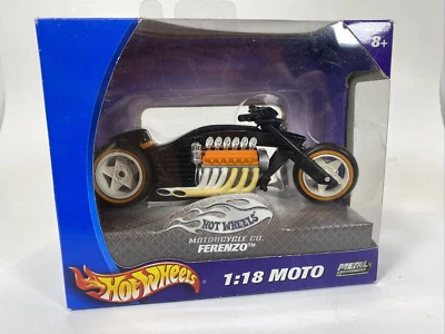 Hot Wheels 1/18 Diecast Moto 2006 FERENZO MOTORCYCLE - NEW/UNOPENED - Image 1 of 4