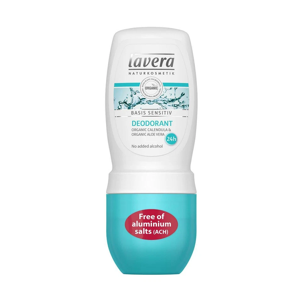 💚 Lavera Natural Basis Sensitive Deodorant Roll On 50ml - Image 1 of 1