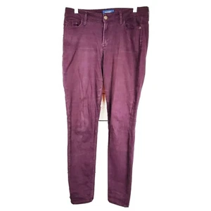 Old Navy Womens Rockstar Mid-Rise Purple Tapered Skinny Pants Comfort Size 4 - Picture 1 of 8