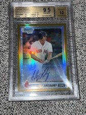 2010 BOWMAN CHROME PROSPECTS GOLD REFRACTORS AUTO RC /50 BGS 9.5