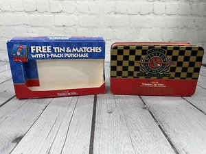 NASCAR 1994 Winston Cup Series 25th Anniversary Tin W/ 50 Match Books Vintage - Picture 1 of 8