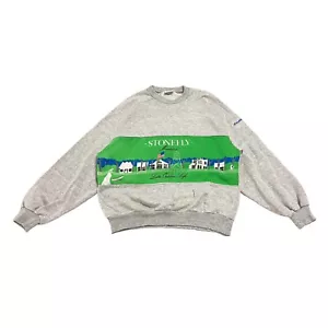 Sudadera Stonefly Montana Lotto vida al aire libre | Ropa deportiva vintage años 90 gris de colección de colección de colección - Imagen 1 de 6