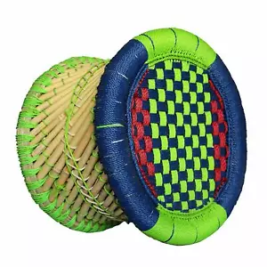 Rajasthan handgefertigter Meditationshocker Outdoor/Indoor von Bambo Stick buntes Seil - Bild 1 von 2