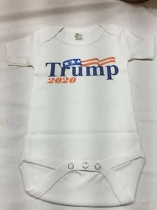 Trump 2020, Cute Gift Baby Bodysuit By Laughing Giraffe 3-6 Months one piece NEW - Picture 1 of 3