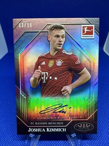 2021-22 Topps Tier One Bundesliga Ball Magnet Red 3/10 Joshua Kimmich Auto