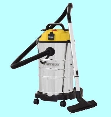 INDUSTRIESAUGER Nass- Trockensauger EDELSTAHL mit Steckdose BLIZZARD SYNTROX  - Bild 1 von 4