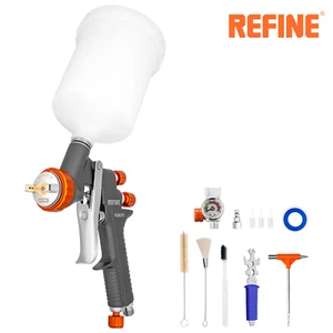 REFINE 1.4mm Air Spray Gun Professional Paint Gun for Car Topcoat House Painting - Picture 1 of 18