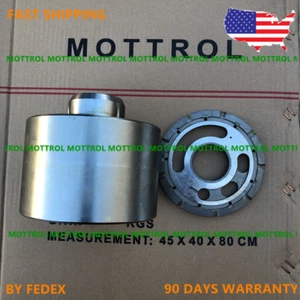 708-2H-04150 BLOCK CYLINDER& VALVE PLATE L FITS PC300-6 PC400-6 HPV132 PUMP - Picture 1 of 2