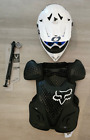 Oneal Sonus Split MTB Helm,Race Brille, FOX Brustpanzer, Federgabel/Dmpferpumpe