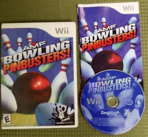AMF Bowling Pinbuster! Nintendo Wii Game Complete TESTED - Picture 1 of 1
