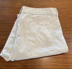 Old Navy Herren schmale Passform 100 % Baumwolle hellbraun Chino Größe 34x32 Freizeit Strand - Bild 1 von 18