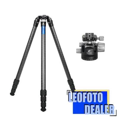 Leofoto LM-324CL + LH-55 Tripod with 75mm Video Bowl / Case / Ballhead Kit - Image 1 of 4
