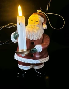 Mr. Christmas GOODNIGHT LIGHTS Weihnachtsmann Ausblaskerze Baumlicht in orig Box - Bild 1 von 8