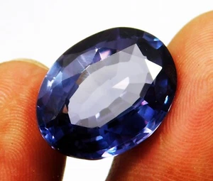 17.20 CT Natural Oval Cut Color Change Alexandrite Loose Gemstone Certified - Picture 1 of 8