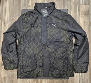 Puma Mercedes AMG Petronas F1 Team Street Full-Zip Jacket Mens Sz Medium $150 - Picture 1 of 10