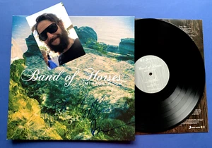 BAND OF HORSES "Ben Bridwell" in person signed autographs LP-cover Vinyl 12" - Picture 1 of 1