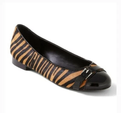 WHBM "Barcelona" Planos de pelo de becerro genuinos talla 6,5 M - Usados en excelente estado Foto 1 de 4