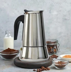 Mocha Coffee Pot Kettle Stove Top Maker Classic Espresso Latte Cafe for Camping - Picture 1 of 9