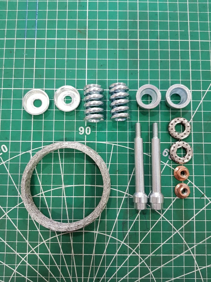 EXHAUST PARTS UK KIT de montaje de abrazadera de tubo de escape Renault Clio 2.0 Sport 182 y 172