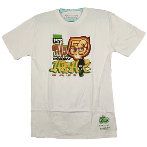 50th Anniversary of Hip Hop Mitchell & Ness Medium Shirt 1973 Art White NWT - Picture 1 of 7