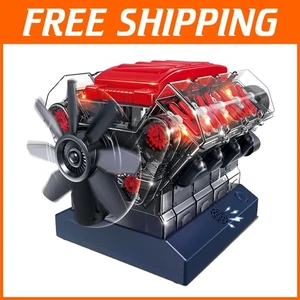 Mini V8 Engine Model Kit - STEM Toy for Adults & Kids - Picture 1 of 11