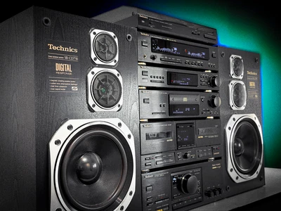TECHNICS TOWER SU-X920D 🌈RaRe🌈 Stereo Component System - Image 1 of 4