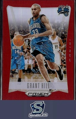2023-24 Panini Prizm Deca #295 Grant Hill Prizms rojo #/199 Foto 1 de 2