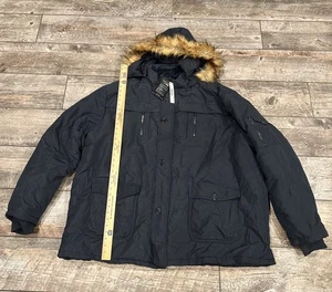 Soularge Herren Winter Parka Jacke Big and Tall warme Jacke mit schwerer Kapuze 5X - Bild 1 von 11