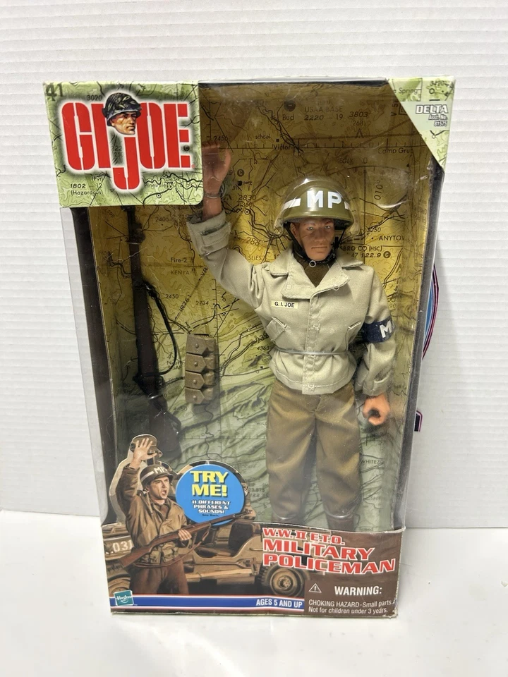 GI Joe Segunda Guerra Mundial E.T.O. Figura de acción Policía Militar 12" Hasbro 1999 Foto 1 de 4