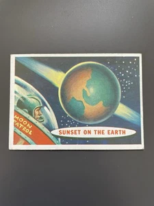 1958 Topps Target Luna Tramonto sulla Terra #28 - Foto 1 di 2