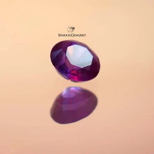 Color Changing Alexandrite Gemstone 4-6 Ct Round Cut Alex for Jewelry Making - Picture 1 of 17