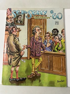 SEX TO SEXTY Adult Humor Book #60 “Self Defense” Pierre Davis Rare - 1974! - Bild 1 von 4