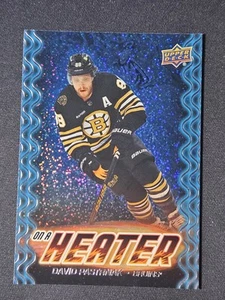 24-25 Cubierta Superior David Pastrnak En Un Calentador 🔥🔥🔥 Variante Moteada - Imagen 1 de 2