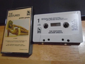 RARE OOP Ventures CASSETTE TAPE Golden Greats WIPE-OUT surf Rebel Rouser TEQUILA - Picture 1 of 2