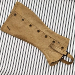 WWII US Army, Leggings/Combat Gators (Sz 3) - (c. 1941-1945) ~ LEFT SIDE ONLY - Picture 1 of 15