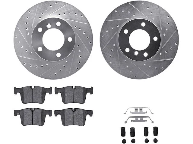 Kit de pastillas de freno delanteras y rotor para BMW 330i xDrive 2018 SW928JQ 2017-2019 Foto 1 de 1
