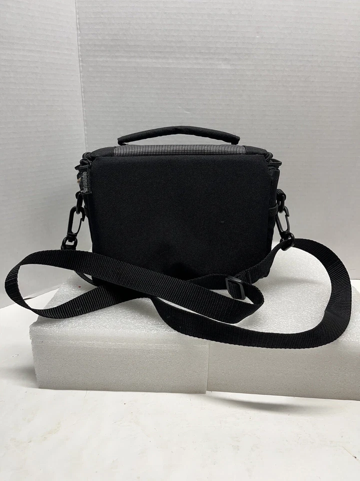 JVC Universal Camcoder Camera Padded Bag With Shoulder Strap. 8” L x 7” H x 5”D - Image 1 of 4