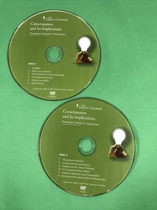 Consciousness and It’s Implications The Great Courses (#4168) - 2 DVDs ONLY - Picture 1 of 2