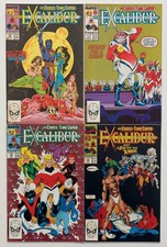 Excalibur #16 to #19 (Marvel 1989) 4 x VF +/- condition issues.
