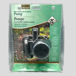 NEW Little Giant 170 GPH Water Garden & Circulation Pump 7 ft Lift 36 Watts NEW - Picture 1 of 16
