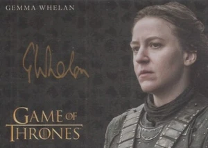 Tarjeta autógrafa dorada Game of Thrones InfleXions - Gemma Whelan como Yara Greyjoy - Imagen 1 de 1