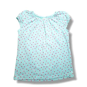 Gymboree Vintage Candy Apple Girls 12 Cap Sleeved Shirt - Picture 1 of 3