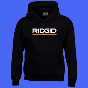 Sudadera con capucha negra con logotipo de RIDGID Famous Tool Company para hombre talla S-3XL - Imagen 1 de 1