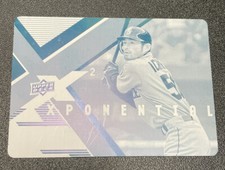 2008 Upper Deck X Baseball ICHIRO SUZUKI One Of One 1/1 Cyan Printing Plate SSP