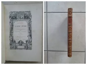 APULEE L'ANE D'OR ou la Métamorphose, 1872. Reliure de PETIT en maroquin rouge. - Foto 1 di 20